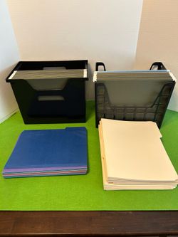 Portable Desktop File Boxes