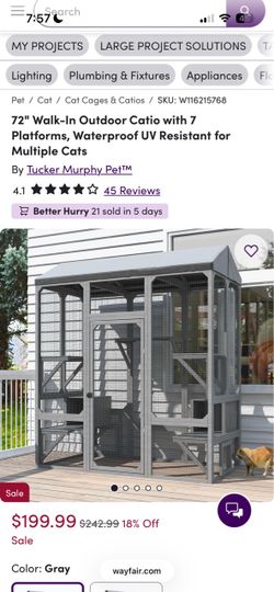 Tucker Murphy Pet 72" Walk-In Outdoor Catio
