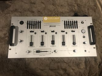 2 Channel’s Mixer 7 Band Ecualizer
