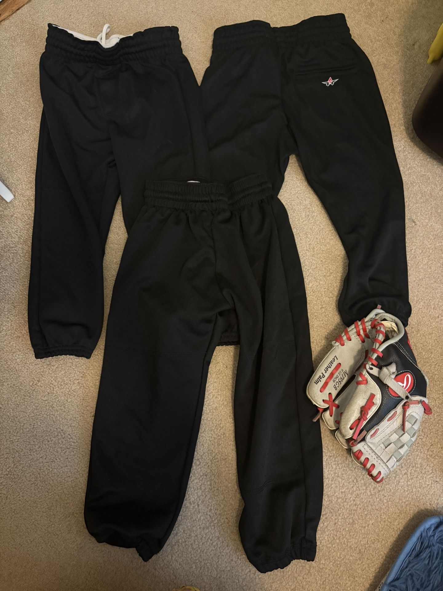 Tball/Baseball/Softball Black Pants YSmall