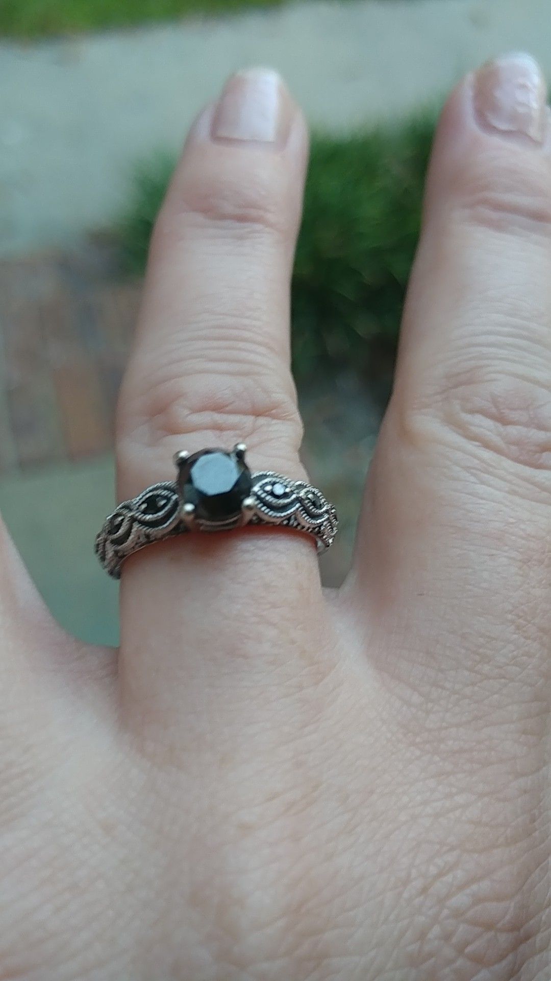 Miadora white gold engagement ring