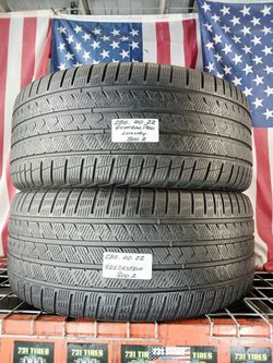 ✔️ Set of 2 Used Tires 285/40R22 VERDDRESTEIN QUATRO PRO ALL SEASON 285 40 22