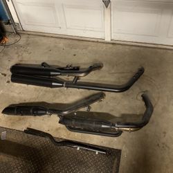 Stock Pipes Off And 2021 Fxlrs And 2021 1200