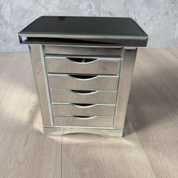 Pottery Barn Ultimate Armoire Jewelry Box, Mirror Finish