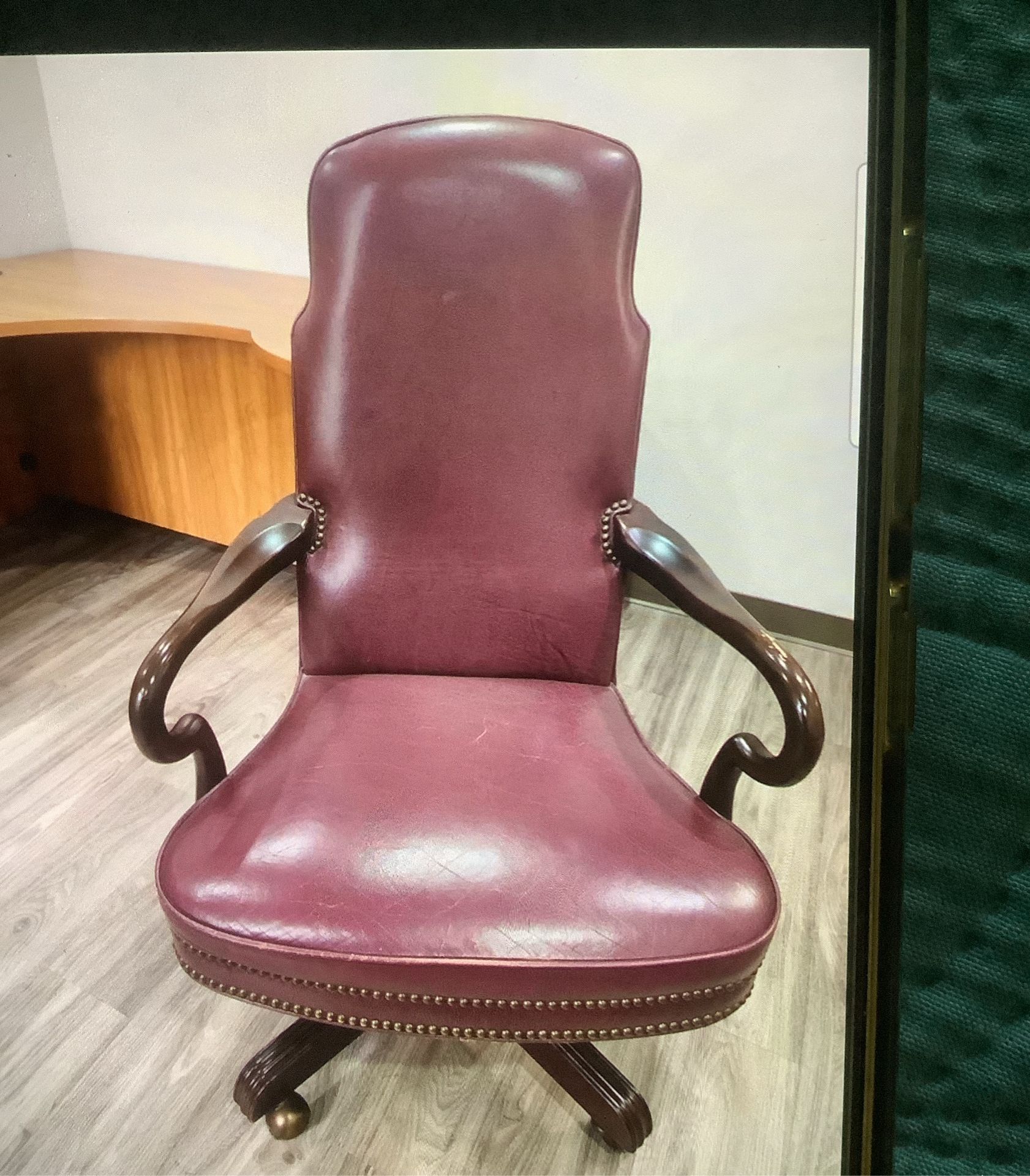 Leather Office Desk Chair