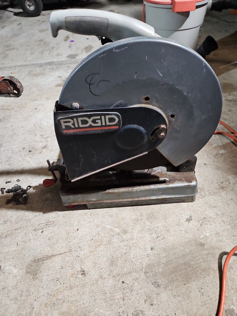 RIDGID 14 In Abrasive Cut Off Saw Machine for Sale in Aurora, IL OfferUp