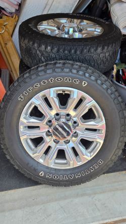 Firestone Destiination X/T LT275/65R20 126/123S TIRES W/ DENALI RIMS