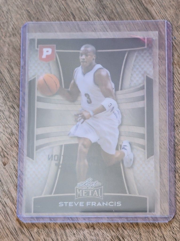 2025 Steve Francis LeafMetal 1/1 Pre-Production PROOF Collector Card Mint
