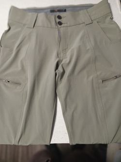 5.11 girl pants 6- long green