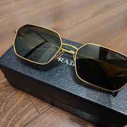 NEW Prada PR A51S58-X 58mm Rectangle Irregular Sunglasses