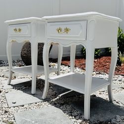 Pair Of French Provincial End Tables