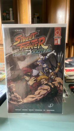 Street Fighter Hyper Looting #1 Issue Comic Book Loot Crate Exclusive