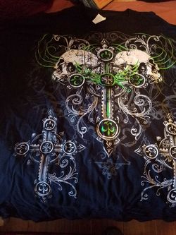 Crosses with skulls shirt