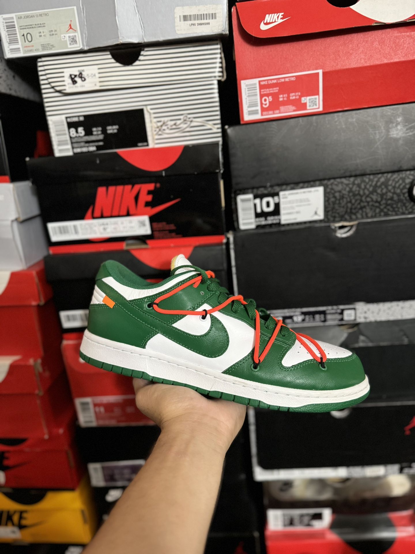 Nike OW Dunk Low Green size 11 VNDS