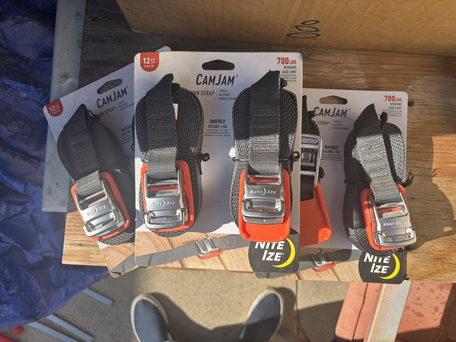 Cam Jam Tie Down Straps