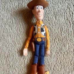 Disney Pixar Toy Story 4 Pull String Talking Woody Doll Approx. 15” Tall