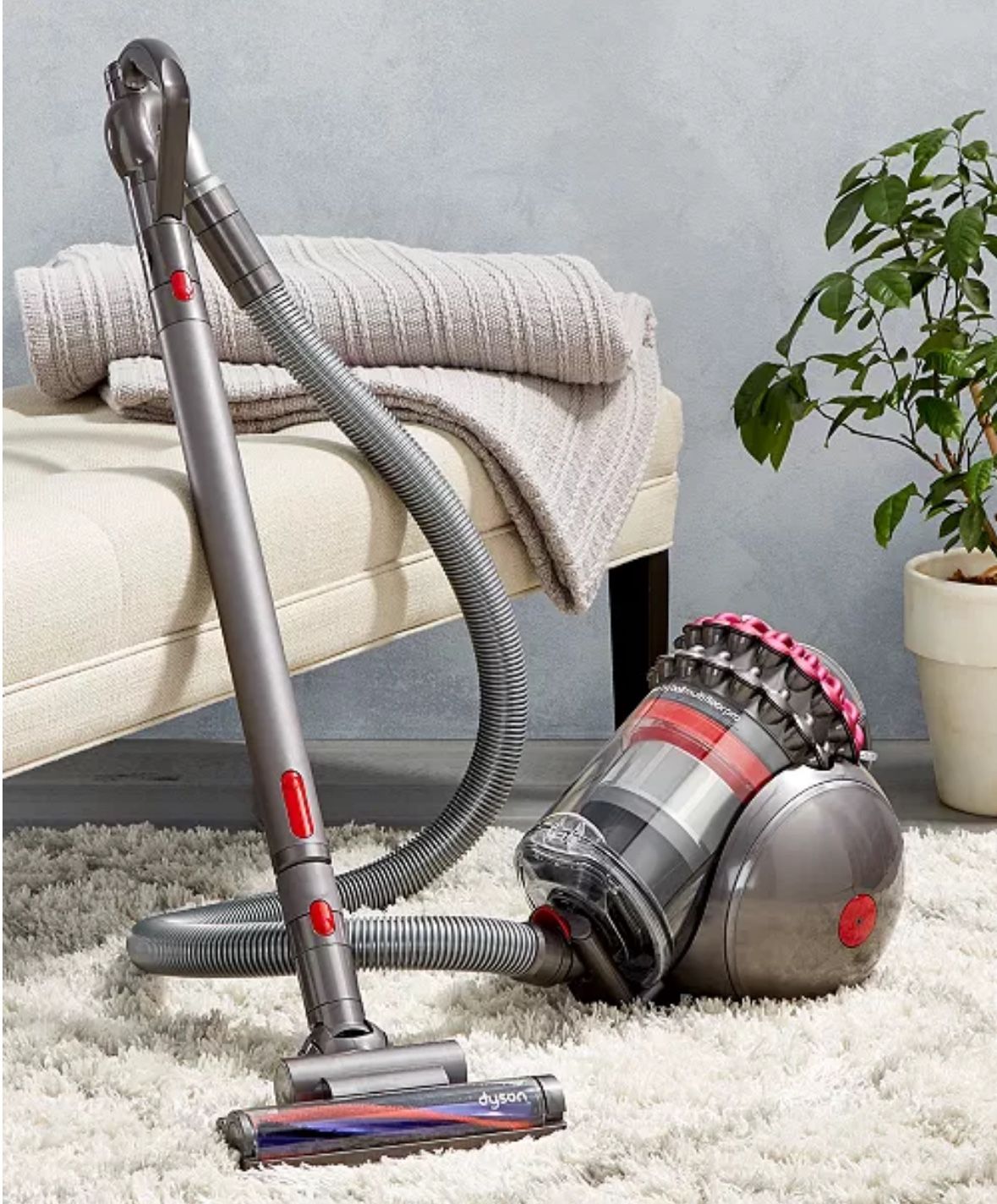Dyson Big Ball Multi Floor Pro Canister Vacuum – 8 Attachments, Pet-Free Home