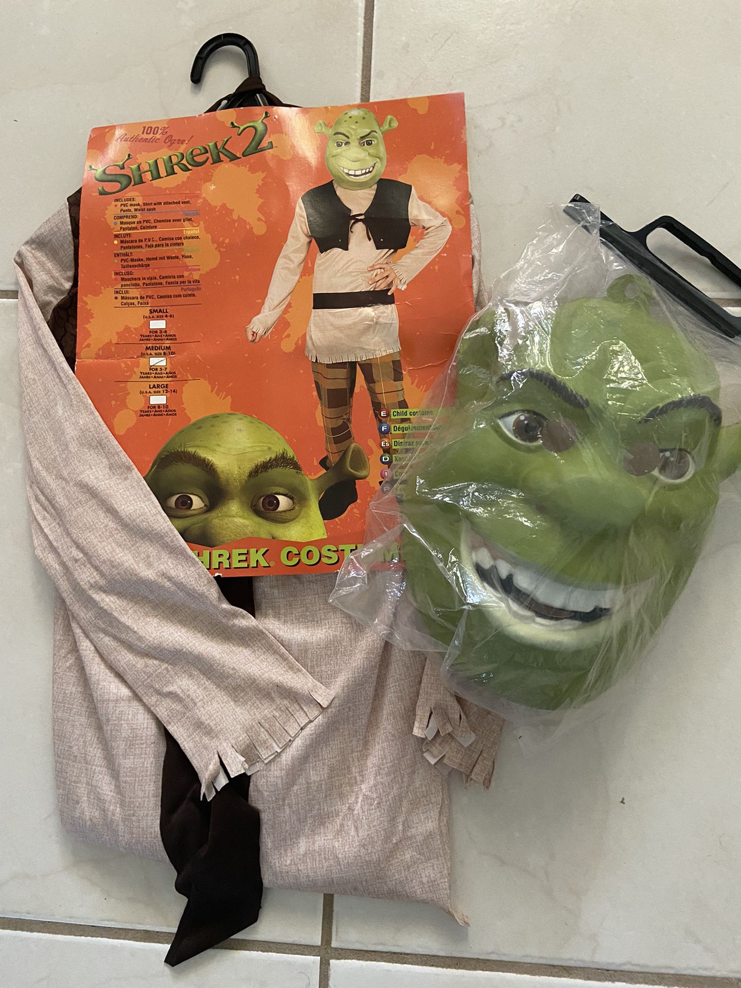 Boys Shrek Costume 