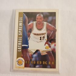 Lattrell Sprewell Rookie Card 
