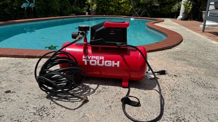 Hyper Tough Oil-Free Portable Air Compressor