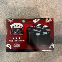 Poker Chip Carousel - Casino Night