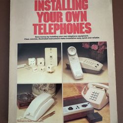 Installing Your Own Telephones – Radio Shack 1983 Softcover – Vintage DIY Guide