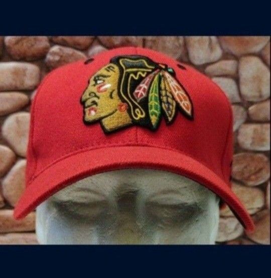 Chicago Blackhawks Size M/L Zephyr Stretch-Fit Hat (NW/OT) UNWORN! IMMACULATE CONDITION!👀🤯Please Read Description.