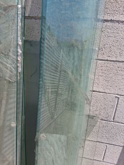 Glass shelving