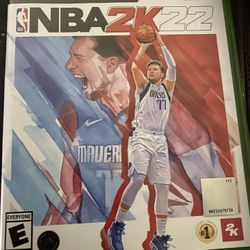 NBA 2k22 basketball Microsoft XBOX ONE game