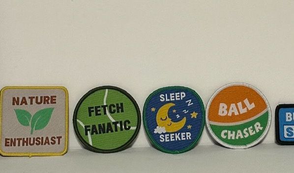 7 Dog Patches for Harness/Vest