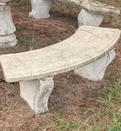 Concrete bench