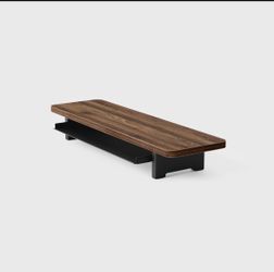 VERNAL DESK SHELF    The desk shelf is securely packed in its original box,        4” × 9.06” × 4.5”, walnut