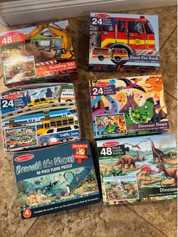 Melissa and Doug floor puzzles