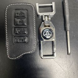 keychain leather