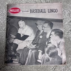Baseball Lingo Book By Phillies