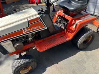 Simplicity Lawn Tractor Broadmoor II 6008 inch Rototiller Mower