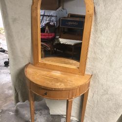 Hallway table and Mirror