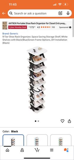 8 Tier Shoe Rack