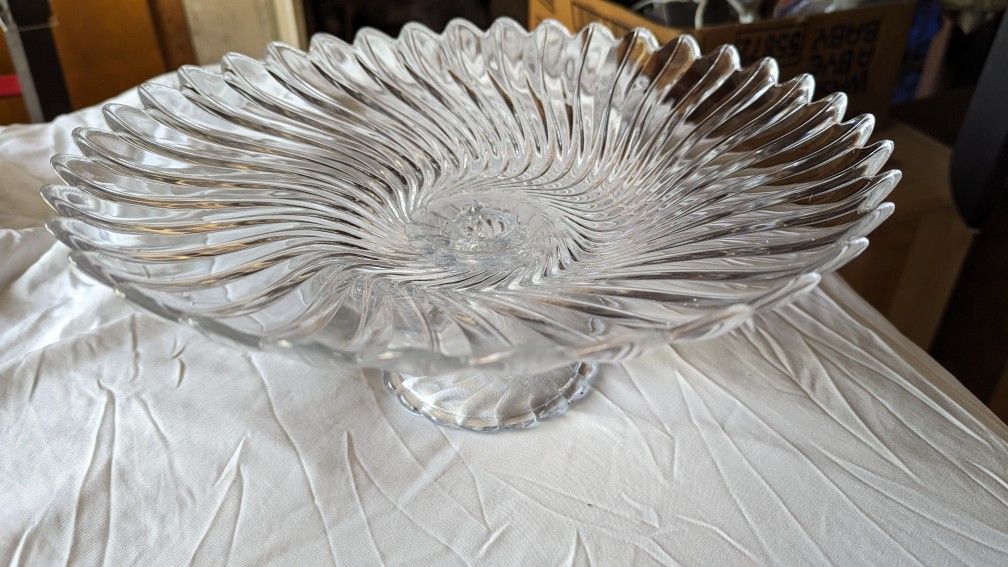 Beautiful Upcycled Vintage Art Glass Plate