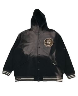 Polo Ralph Lauren NY City Champs Hoodie Jacket 2XL XXL Big 2XB NYC Brooklyn Y2K