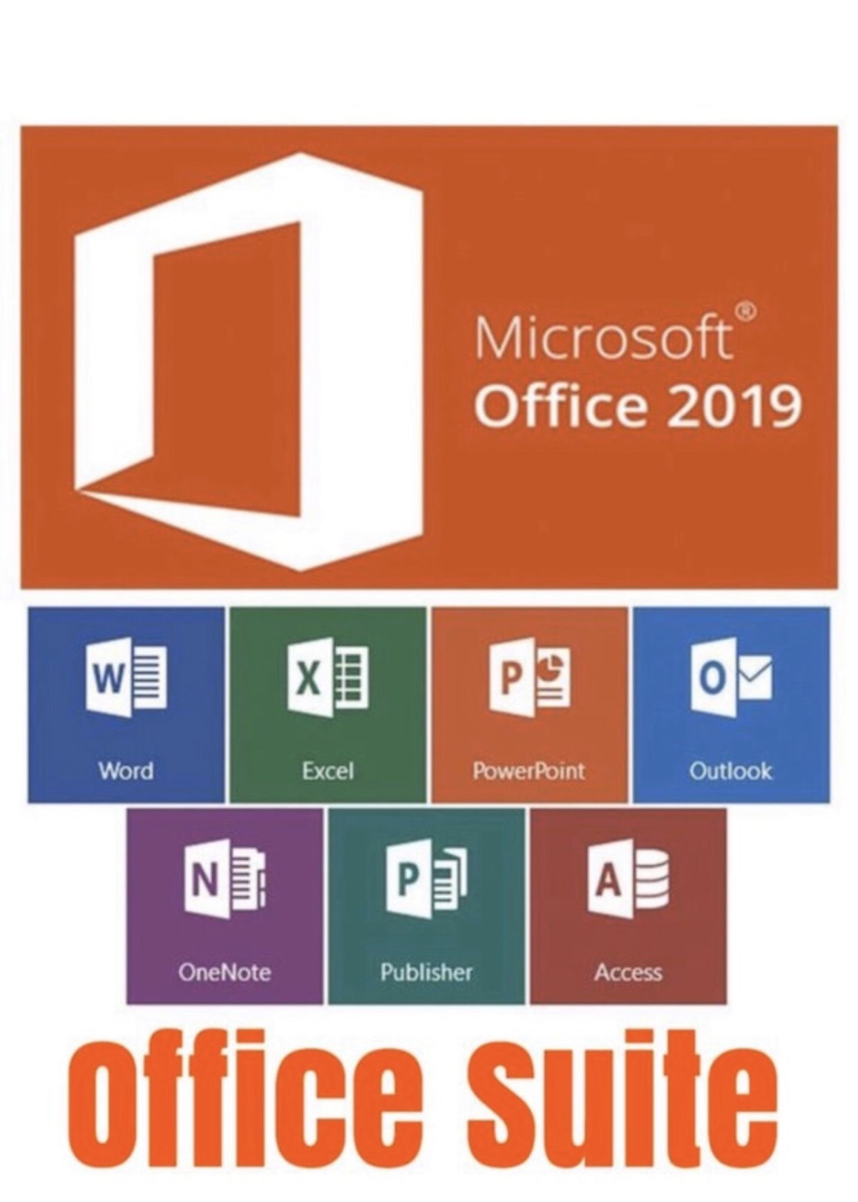 Microsoft Office Pro Plus Suite - Word Excel PowerPoint Publisher