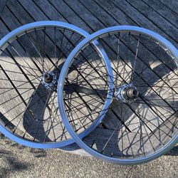 Cinema BMX 20” ZX Wheelset - Ice Blue