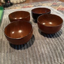 Japanese Wood Bowls 