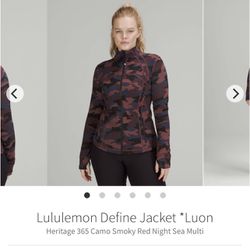 Lululemon Define Jacket Size 6
