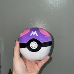 pokemon master ball plush 