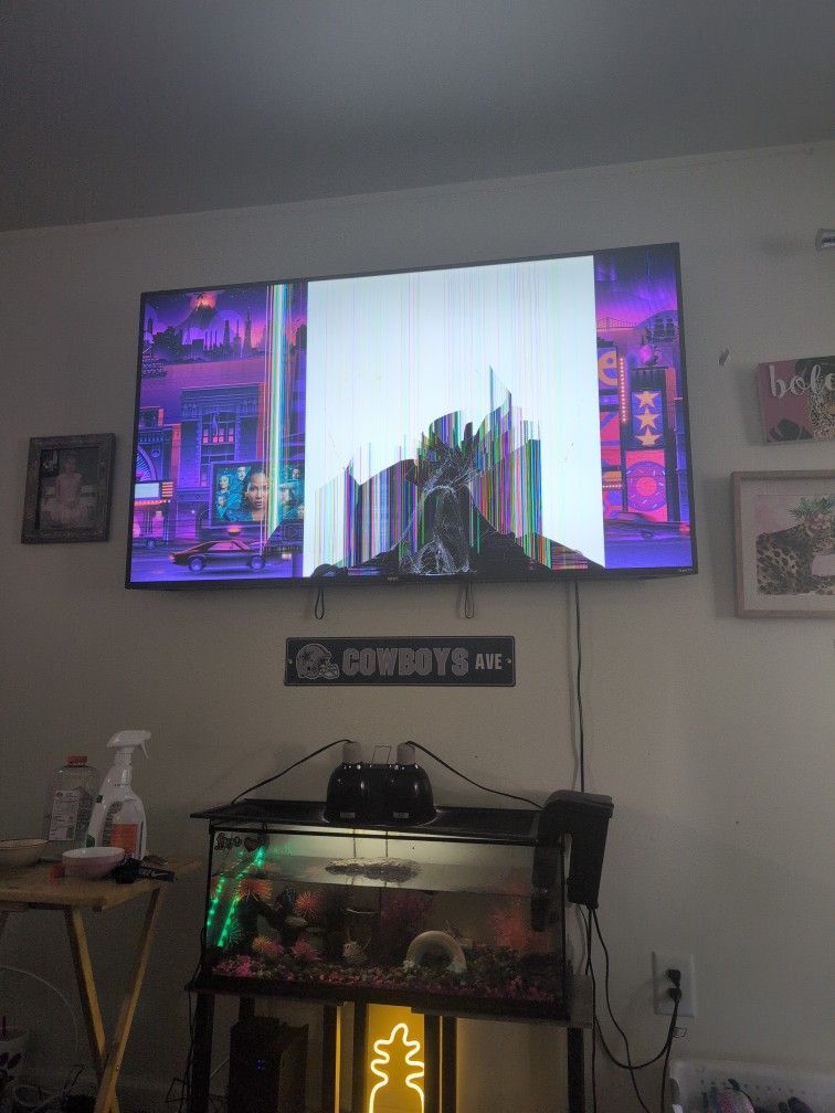 Cracked TV