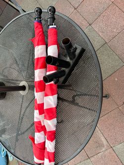 American Flag and stand