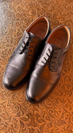 New Black Leather Men’s Dress Shoes ( Almost Free ) $25