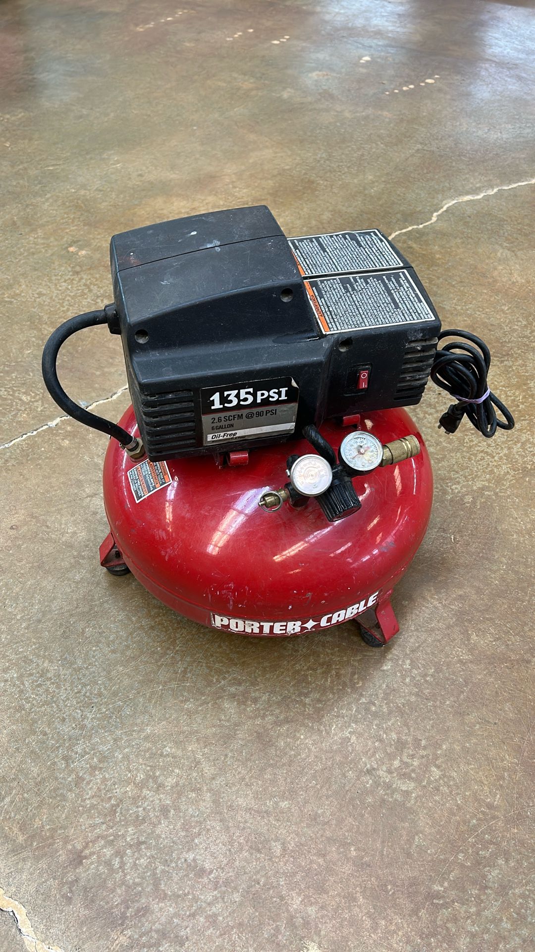 Porter cable, pancake compressor