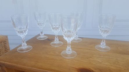 6pc mini champagne glasses